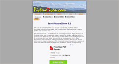 Desktop Screenshot of picture2icon.com
